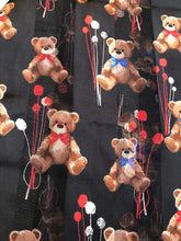 Load image into Gallery viewer, Pamper Yourself Now Black Teddy Bear Thin Scarf