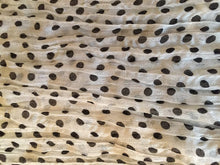 Load image into Gallery viewer, Pamper Yourself Now White with Black Small Spots Design Long Scarf
