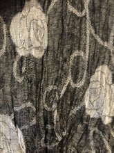 Load image into Gallery viewer, Pamper Yourself Now Black and White Chunky Rose Design Stretchy Blanket Scarf/wrap. Great Present/Gift for mums, Girlfriends or Wife.