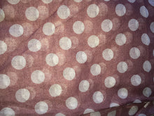 Load image into Gallery viewer, Pamper Yourself Now Pink with White Big spot Scarf/wrap