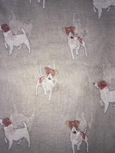 Load image into Gallery viewer, Pamper Yourself Now Grey Jack Russell Dog Scarf/wrap