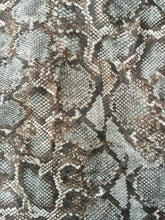 Load image into Gallery viewer, Brown/Grey Snake Skin Print Thin Chiffon Style Pretty Scarf Great for Any Outfit Lovely Gift