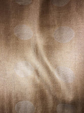 Load image into Gallery viewer, Dark beige with light beige spots Pashmina Style Scarf Lovely Summer wrap