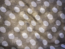 Load image into Gallery viewer, Pamper Yourself Now Dark Brown with White Big spot Scarf/wrap