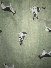 Load image into Gallery viewer, Green German Shepherd Design Long Scarf/wrap