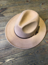 Load image into Gallery viewer, Stone Adjustable felt look Fedora hat