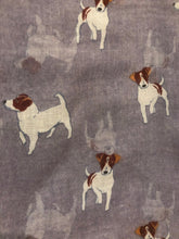 Load image into Gallery viewer, Pamper Yourself Now Purple Jack Russell Dog Scarf/wrap