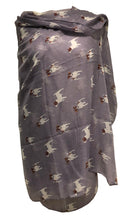 Load image into Gallery viewer, Pamper Yourself Now Purple Jack Russell Dog Scarf/wrap