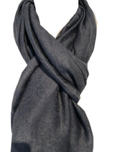 Load image into Gallery viewer, Plain Grey Pashmina Style Scarf/wrap