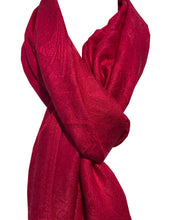 Load image into Gallery viewer, Plain Fuchsia Pink Pashmina Style Scarf
