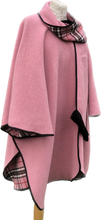 Load image into Gallery viewer, Pink tartan reversible wrap UK