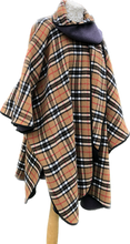 Load image into Gallery viewer, Lilac tartan Reversible wrap UK