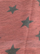 Load image into Gallery viewer, Pink and grey star blanket scarf