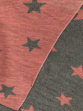 Load image into Gallery viewer, Pink and grey star blanket scarf