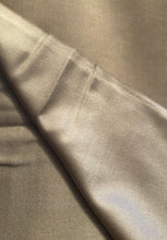 Load image into Gallery viewer, Dark and Light Beige Reversible 100% Silk Scarf/wrap with Slightly Frayed Edge Lovely Long Scarf