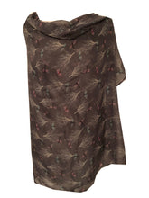 Load image into Gallery viewer, Grey Dragonfly Daydream Design Soft Long Scarf/wrap