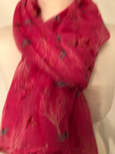 Load image into Gallery viewer, Pink Dragonfly Daydream Design Soft Long Scarf/wrap
