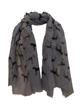 Load image into Gallery viewer, Pamper Yourself Now Great Dane Dog Long Ladies Scarf with Frayed Edge. Great Gift/Present.