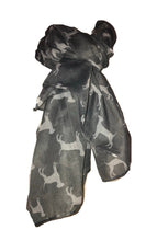 Load image into Gallery viewer, Pamper Yourself Now Labrador Dog Long Soft wrap/Sarong, Great for prsents. (Navy with White)