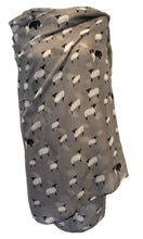 Load image into Gallery viewer, Grey Sheep Design Long Scarf, Great for Presents/Gifts for Sheep Lovers.