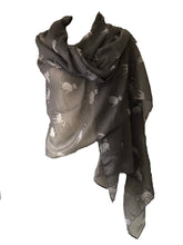 Load image into Gallery viewer, Grey English bulldog scarf