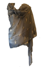 Load image into Gallery viewer, Golden Labrador Retriever ladies dog long scarf/wrap. Great for presents/gifts for retriever dog lovers.