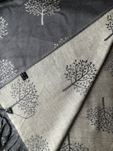 Load image into Gallery viewer, Grey and grey mulberry tree pashmina