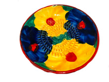 Load image into Gallery viewer, Multi Coloured Flower Garlic and Ginger Grater Plate set with brush and peeler. (18)