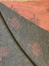 Load image into Gallery viewer, Pamper Yourself Now Women's Reversible Two Tone Blanket Pleated Winter/Autumn Scarf wrap Shawl with Mulberry Trees. Great for Gifts. (Grey/Mustard)