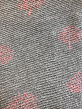 Load image into Gallery viewer, Light Pink / Grey Mulberry design pleated scarf for women in lightweight acrylic