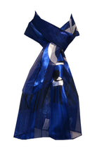 Load image into Gallery viewer, blue music scarf