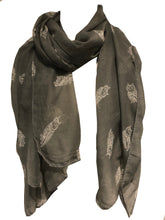 Load image into Gallery viewer, Pamper Yourself Now Women's owl Print Scarf Wraps Shawl Soft Scarves, Great for owl Lovers Ladies Gift,