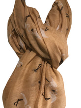 Load image into Gallery viewer, Pamper Yourself Now Peach Kissing Flamingo Long Soft Scarf