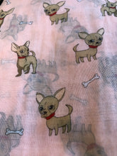 Load image into Gallery viewer, Pink Chihuahua dog scarf