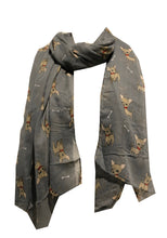 Load image into Gallery viewer, Grey Chihuahua dog scarf