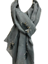 Load image into Gallery viewer, Grey border collie dog scarf