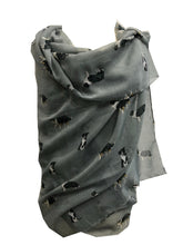 Load image into Gallery viewer, Grey border collie dog scarf