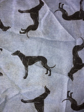 Load image into Gallery viewer, sky blue greyhound scarf