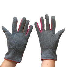 Load image into Gallery viewer, Herringbone pattern super soft ladies stylish gloves G1926