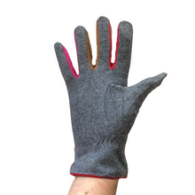 Load image into Gallery viewer, Herringbone pattern super soft ladies stylish gloves G1926