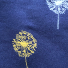 Load image into Gallery viewer, Ladies Cashmere Navy Dandelion reversable Blanket Scarf