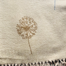 Load image into Gallery viewer, Ladies Cashmere Camel Dandelion reversable Blanket Scarf