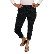 Load image into Gallery viewer, Ladies Italian Navy Military design Magic Pants- super comfortable Stretchy trousers