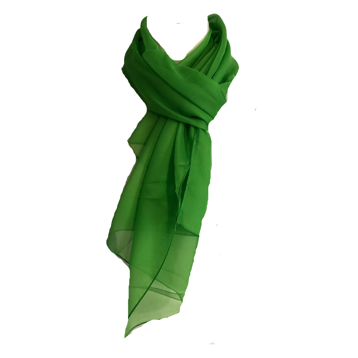 Lime green silk best sale scarf