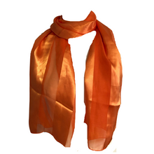 Load image into Gallery viewer, orange chiffon scarf