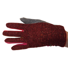 Load image into Gallery viewer, G1918 Speckled pattern super soft ladies stylish gloves with different coloured splashes of colour between fingers.