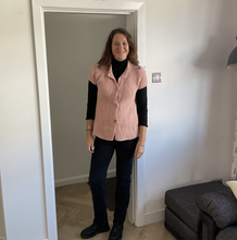 Load image into Gallery viewer, Donna Pink 3 button waistcoat a174
