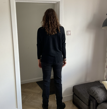 Load image into Gallery viewer, Deborah 4 Star Ribbed Jumper - Black | One Size (UK 12-16)
