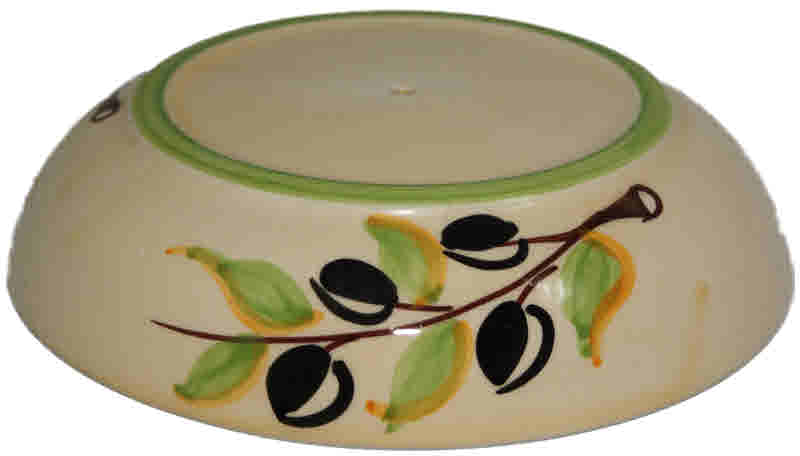 Ceramic Green olive design Kitchen roll holder