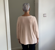 Load image into Gallery viewer, Amy Big Round Neck Jumper - Baby Pink | One Size (UK 14-20)

